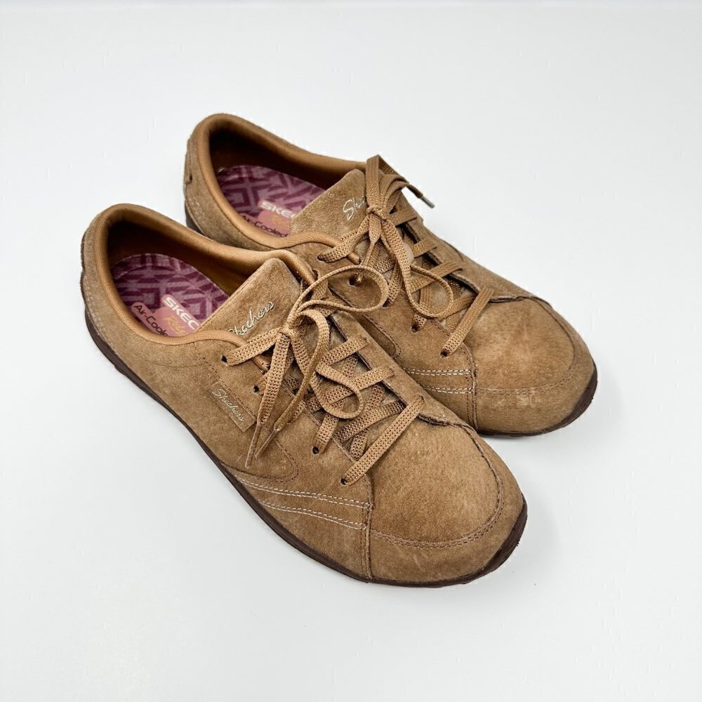 Skechers Womens Reggae Fest Bolden Desert Casual Lace Up Shoes Sneakers Size 8